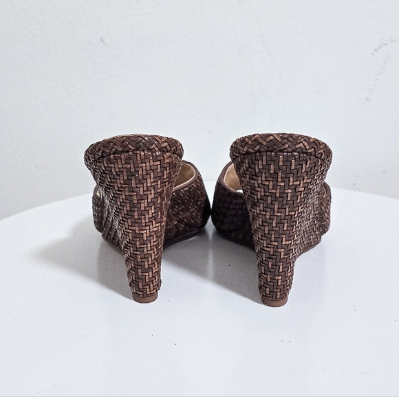 Veronica Beard Dali raffia wedge sandals size 7 - Picture 4 of 9